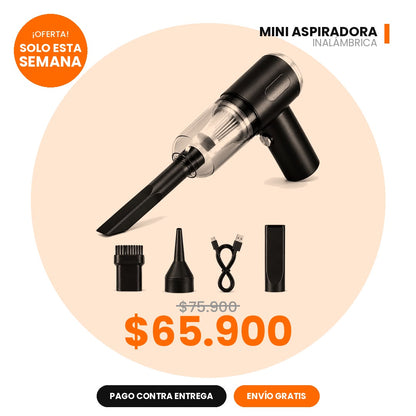 Mini Aspiradora Portátil